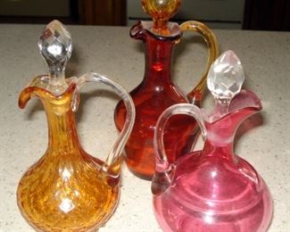 Art Glass Cruets