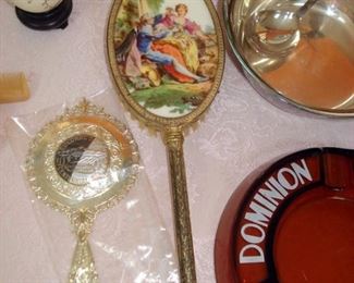 Porcelain Hand Mirror