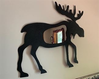 Metal Moose Mirror