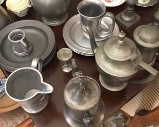 Collection of Pewter