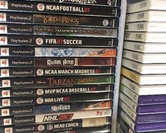 Lots of games for Game Cube, Wii, Xbox Playstation2