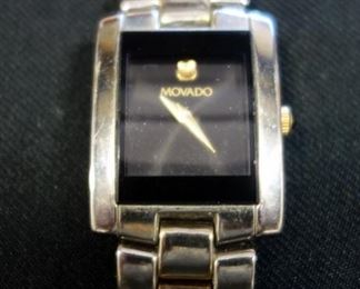 Movado Men's Watch, Marked 1043269, Silver Toned Band