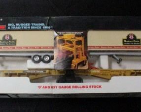 Lionel Trains Southern Pacific Golden Pig Service T.T.U.X. Flatcar With Trailers, 6-16345, In Box