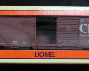 Lionel Trains Santa Fe ATSF Route Of The Chief Boxcar, 6-17244, In Box