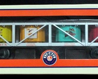 Lionel Trains Lionelville Aquarium Co. Fish Food Vat Car, 6-26496, In Box