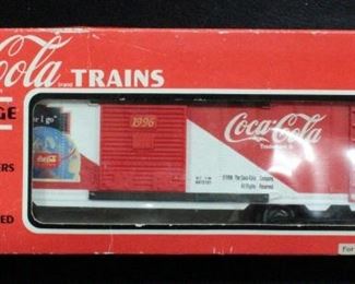 Lionel Trains 1996 Coca Cola Christmas Boxcar, K641-5101, 0/027 Scale, In Box