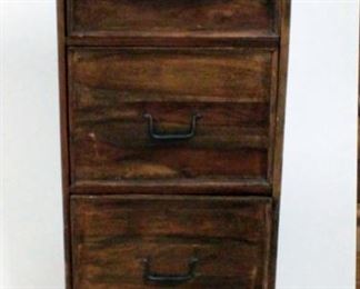 Primitive 4 Drawer File Cabinet, 54"H x 20"W x 15"D