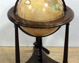Replogle 16" Diameter Heirloom Standing Floor Globe, Approximately 30"H, Illuminated, Powers On