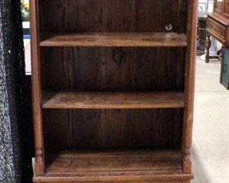 Antique 3 Shelf Display/Book Shelf And Lower Drawer, 69"H x 39"W x 16.75"D