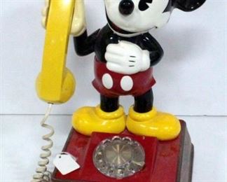 SW Bell Mickey Mouse Rotary Telephone 6094, In Box