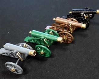 W. Britain Lead Cannons, Qty. 4
