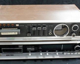 Electrophonic 8 Track Stereo/ Dual Music System And Gran Pris 8 Track AM/FM Multiplex Stereo