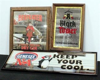 Beefeater GIn, Black Tower And Genesee NA Bar Mirrors