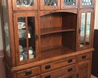 2 Oak Cabinet
