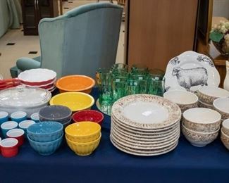 We have some Fiesta is this sale - no complete sets - but misc. pieces.