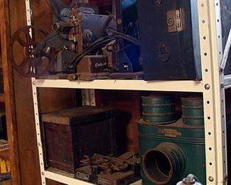 Old slide projectors