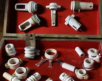 Salesman sample knob and tube set