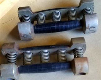 pair of vintage grip strengtheners