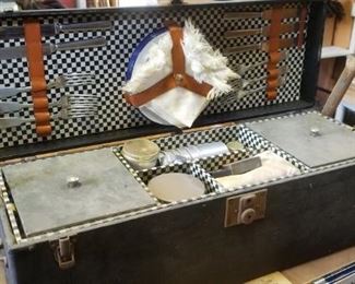 circa 1920's Picnic suitcase