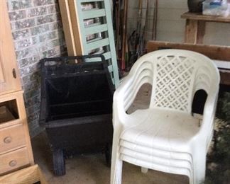 lots of garage and backyard items in next photos