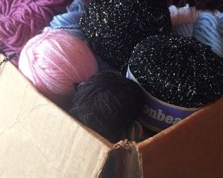 Large box of yarn 