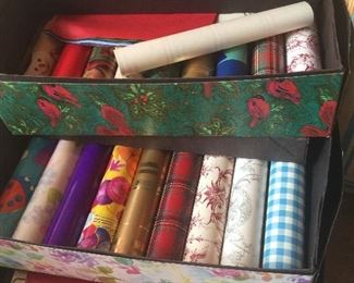 New in package wrapping paper station 