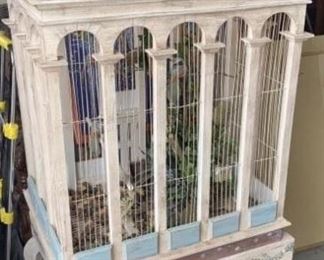 Hand Painted 3 piece Bird Cage