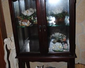 small curio cabinet