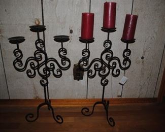 Metal Candlebras -