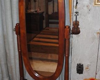 Ornate dressing mirror