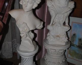 Some of the bust and columns