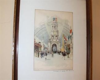 1893 Chicago World's Faire plate, Chicago Tribune