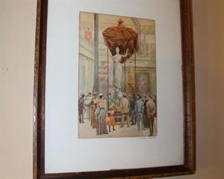 1893 Chicago World's Faire plate, Chicago Tribune