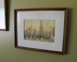 1893 Chicago World's Faire plate, Chicago Tribune