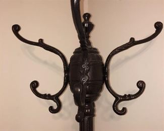 Wrought iron vintage coat/hat stand