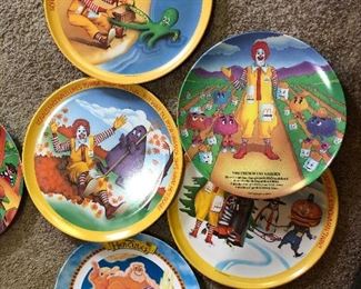 Ronald McDonald collector plates