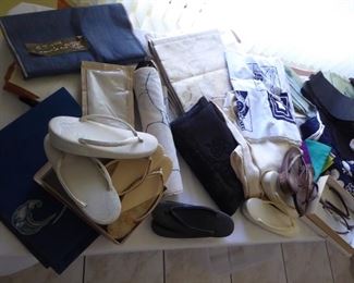 Japanese fabrics, Kimons's, shoes