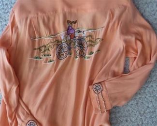 Vintage beaded shirt