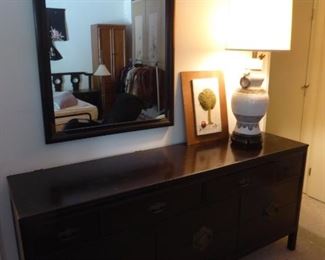 Asian inspired bedroom suite