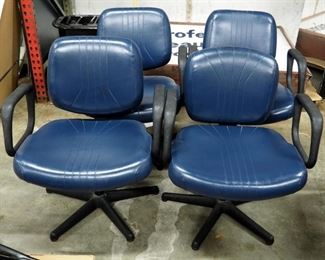 Belvedere Upholstered Reclining Shampoo Chairs Qty. 4