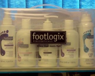 Foot Logix Pediceuticals Foot Care Product Kit And Repechage Massage Tools