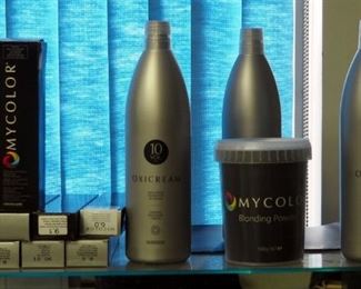 My Color Professional Cream Hair Dye, Blonding Powder, And Oxi-Cream Emulsion