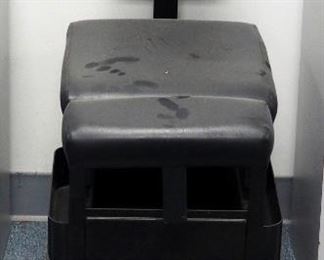 Rolling Pedicuring Stool With 24" Display Stands, Qty 2