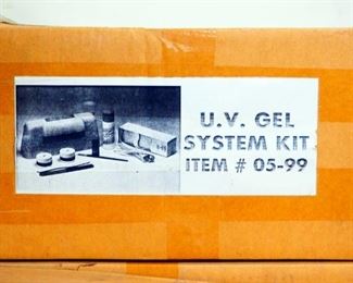 Princess UV Gel System Kit Includes Uv Light Lamp, Tools And Accessories, Qty 3