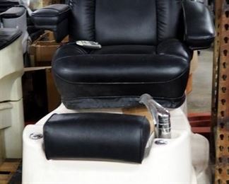 Maiden Spa Pedicure Chair With Solace Massage Remote Control Includes Pump And Accessories