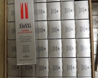 Aloxxi Dimensions Highlighting Hair Colors, Including Intense Copper 44, Medium Golden Blond, Burgundy, Croma And More Contents Of 2 Cases