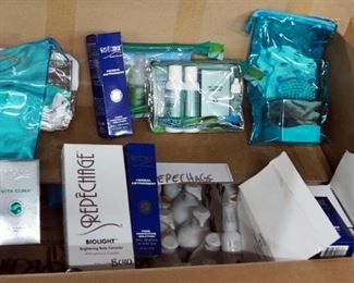 Repechage Skin Care Products Including Aqua Massage Cream, Aroma Therapy, C-Serum, Brightening Body Corrector, And More