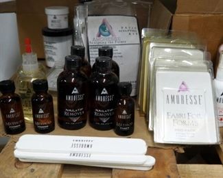 Amorese Nail Care Products Including Acrylic Powders, Cuticle Therapy Oil, Nail Sanitizers, Foils, Forms and More