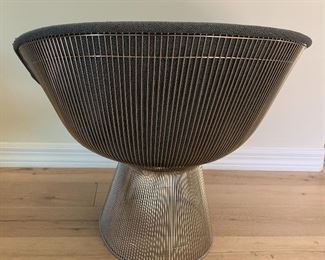 Warren Platner for Knoll Lounge Chair Steel Wire	30.5x37.5x23in HxWxD Was over $6k new