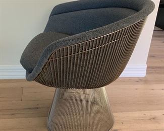 Warren Platner for Knoll Lounge Chair Steel Wire	30.5x37.5x23in HxWxD Was over $6k new